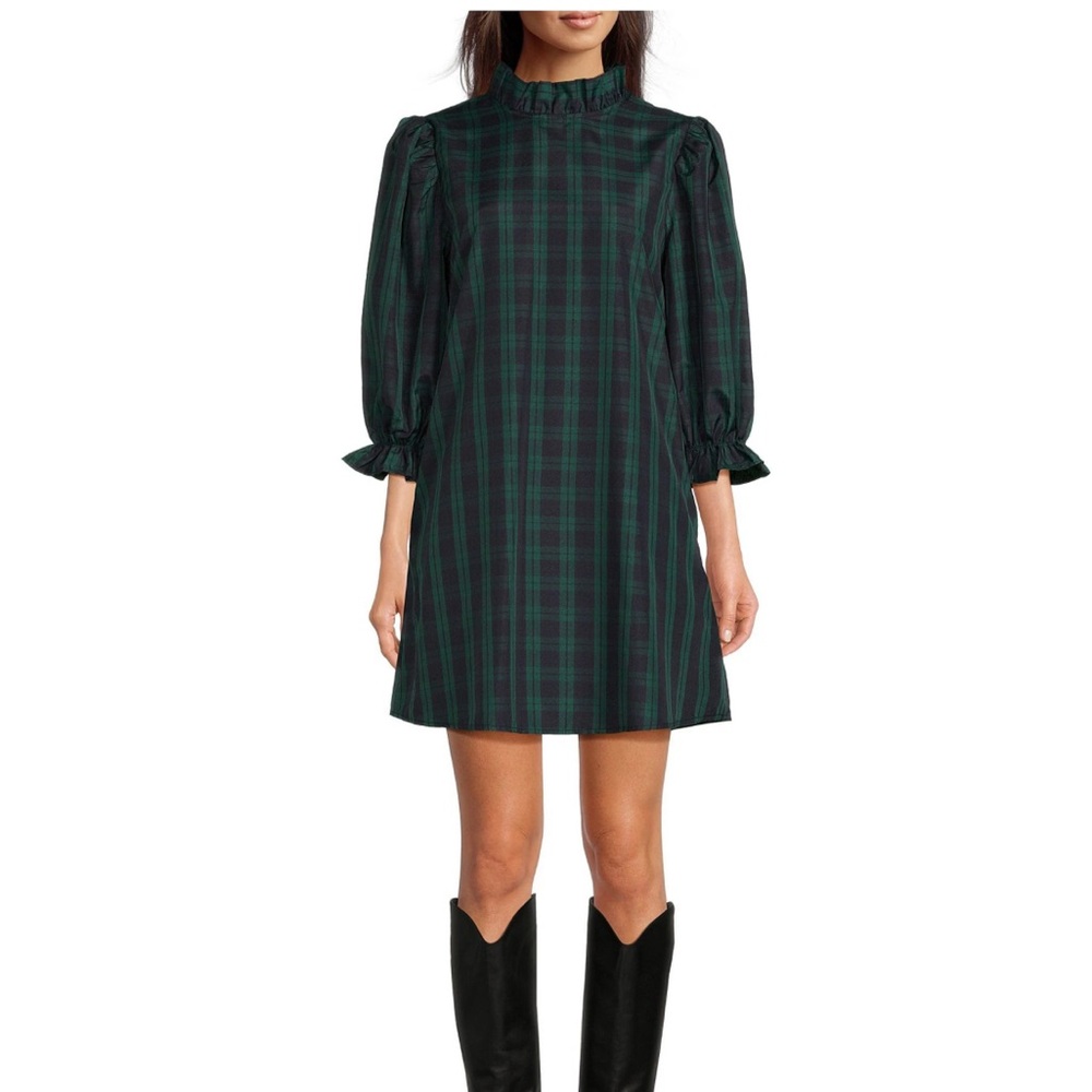J.Marie Joyce Long Sleeve Bow Dress Size Medium NWT
